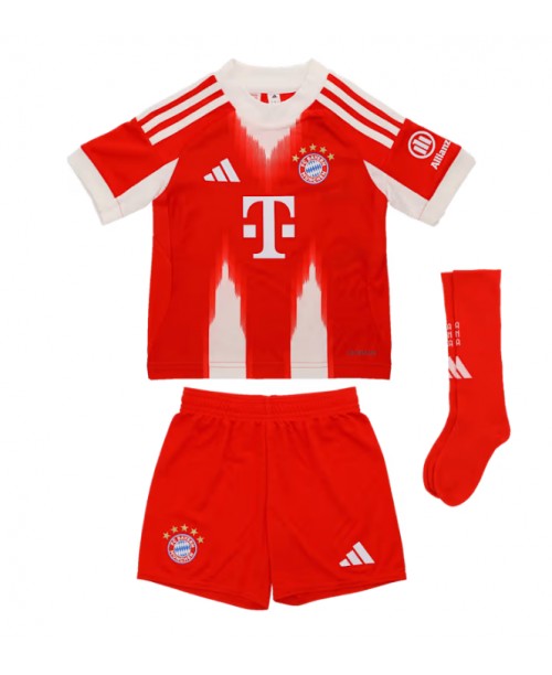 Günstige Bayern Munich Harry Kane #9 Heimtrikotsatz Kinder 2025-26 Kurzarm (+ Kurze Hosen)